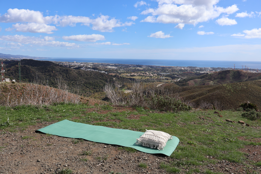 On top of the mountain